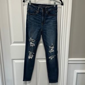 Ripped denim jean- 2 short